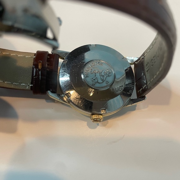 Rare Vintage 1950s Omega Seamaster Swiss Movement Watch Wind Up 18K Gold - Picture 4 of 8